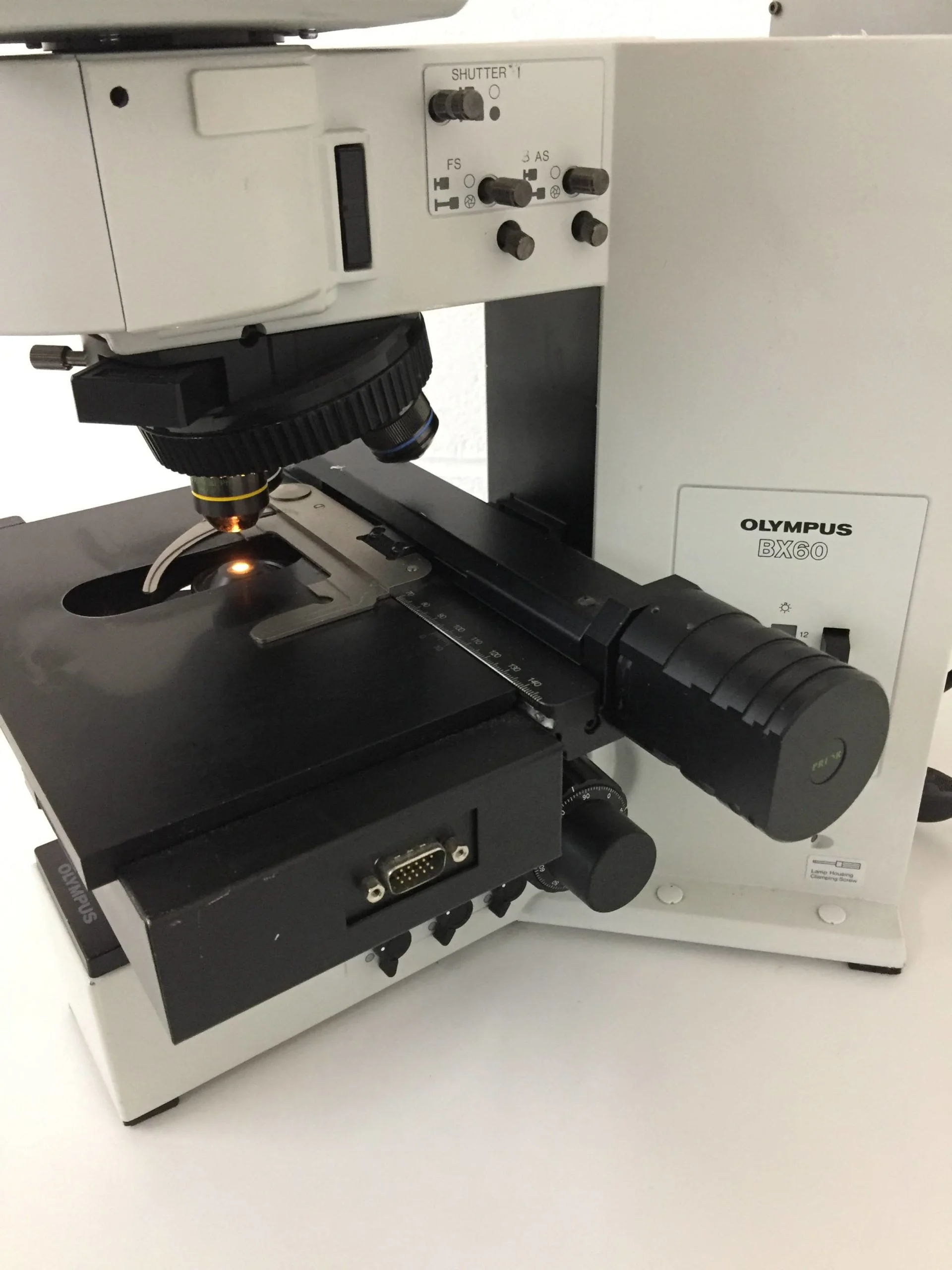 olympus bx60f5 fluorescence microscope with jenoptik progres mf camera