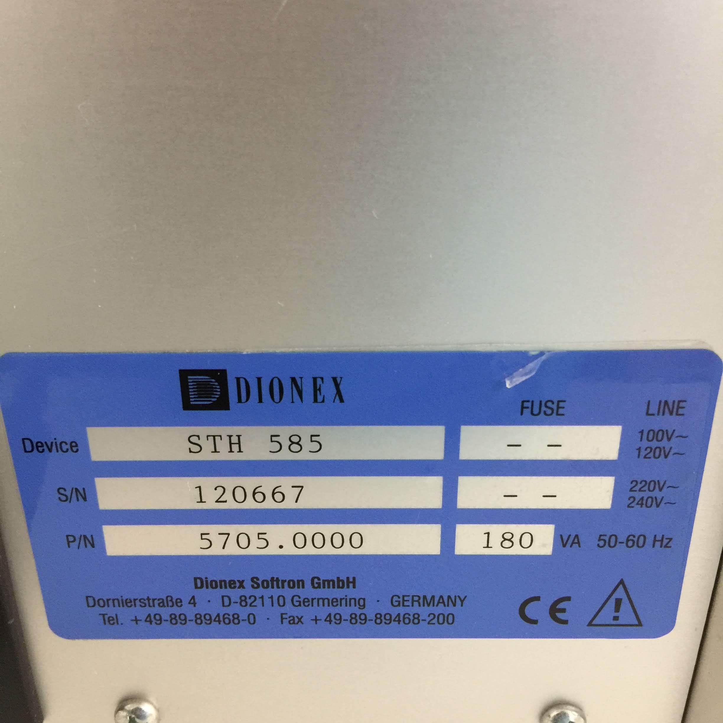 dionex sth 585 column oven & column thermostat