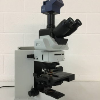 olympus bx60f5 fluorescence microscope with jenoptik progres mf camera