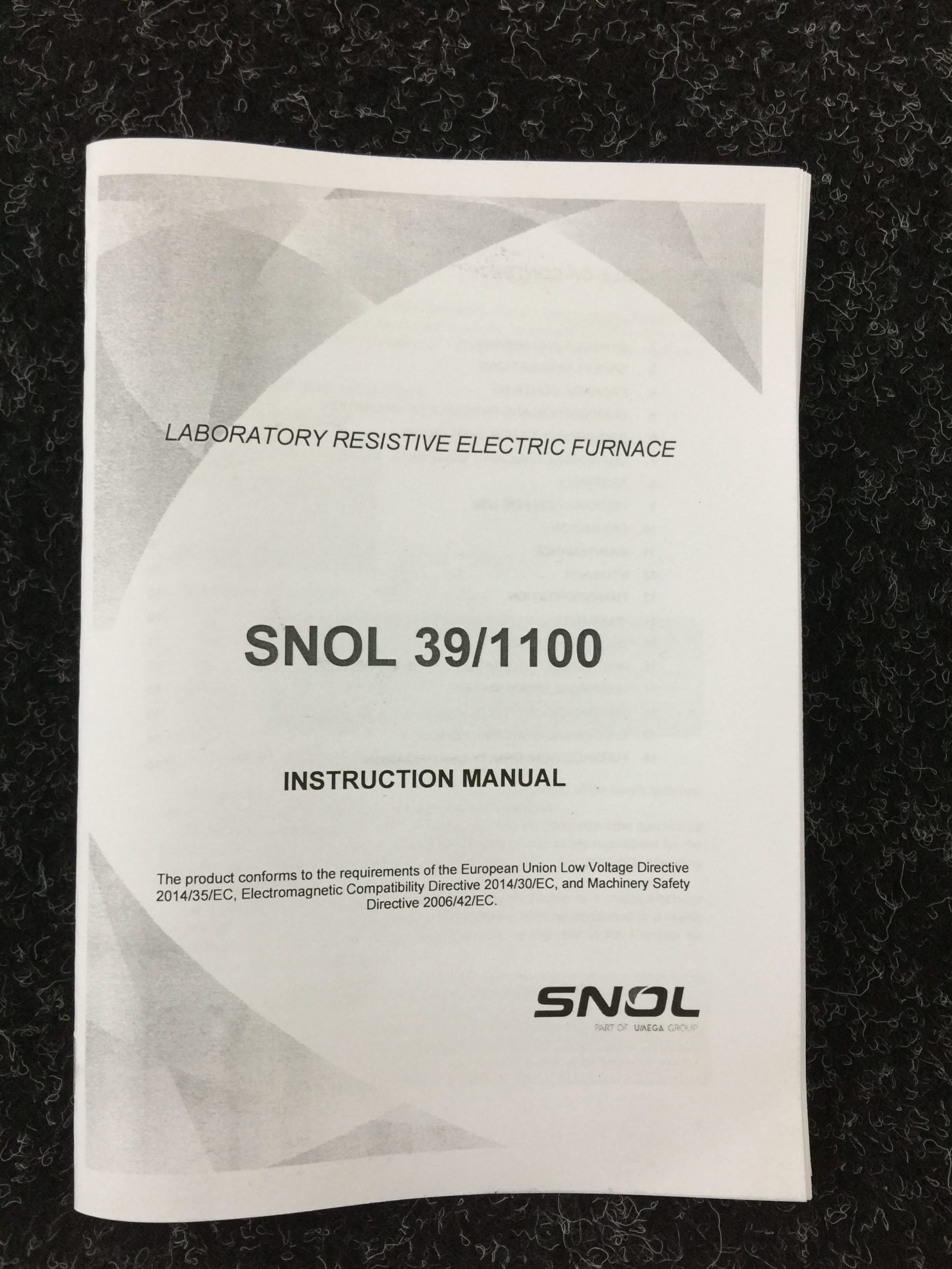 snol 39/1100 high temperature furnace – display model