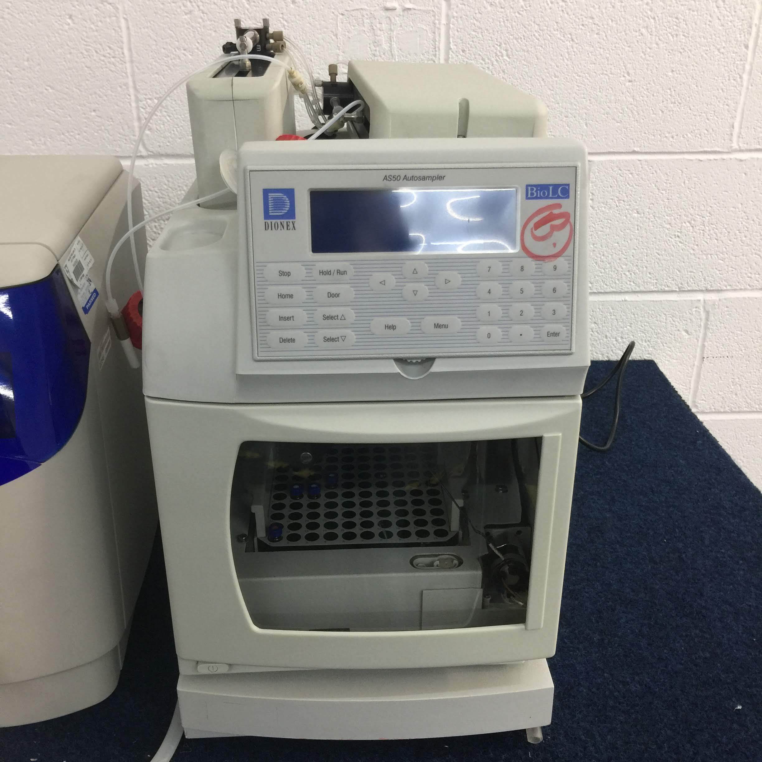 polymer laboratories pl-els 2100 (evaporative light scatter detector) with dionex as50 (autosampler) and uci-100 (universal chromatography interface)