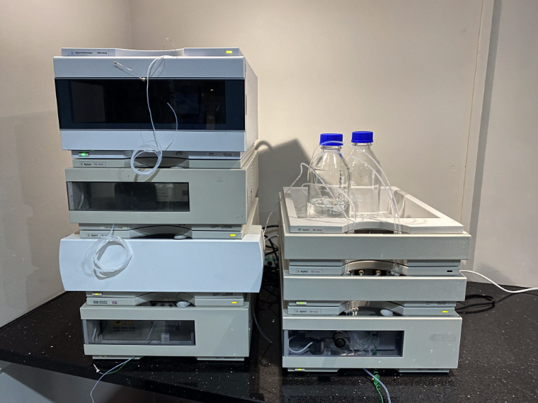 agilent 1100 & 1290 infinity hplc system – degasser, quatpump, 1290 sampler, alstherm, colcom & vwd