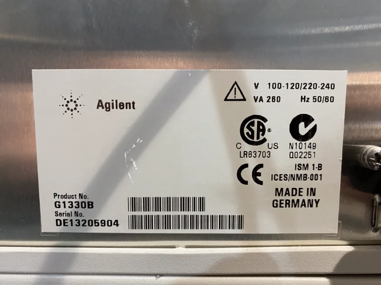 agilent 1100 & 1290 infinity hplc system – degasser, quatpump, 1290 sampler, alstherm, colcom & vwd