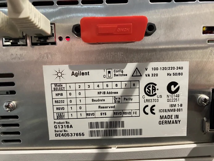 agilent 1100 & 1290 infinity hplc system – degasser, quatpump, 1290 sampler, alstherm, colcom & vwd