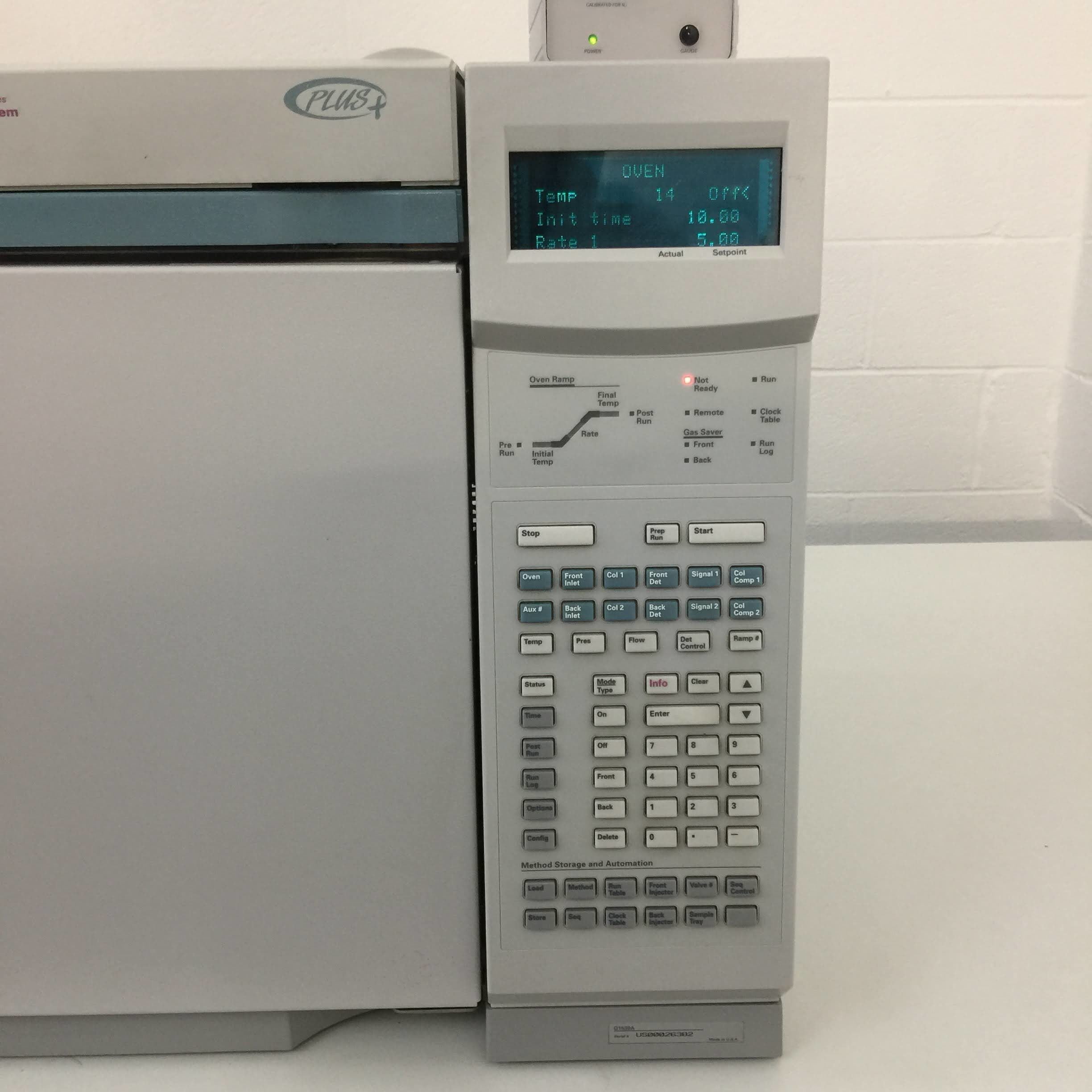 agilent hp 6890 series gas chromatograph system, 5973 mass selective detector and 7683 series injector