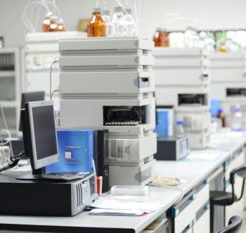 A row of HPLC Systems