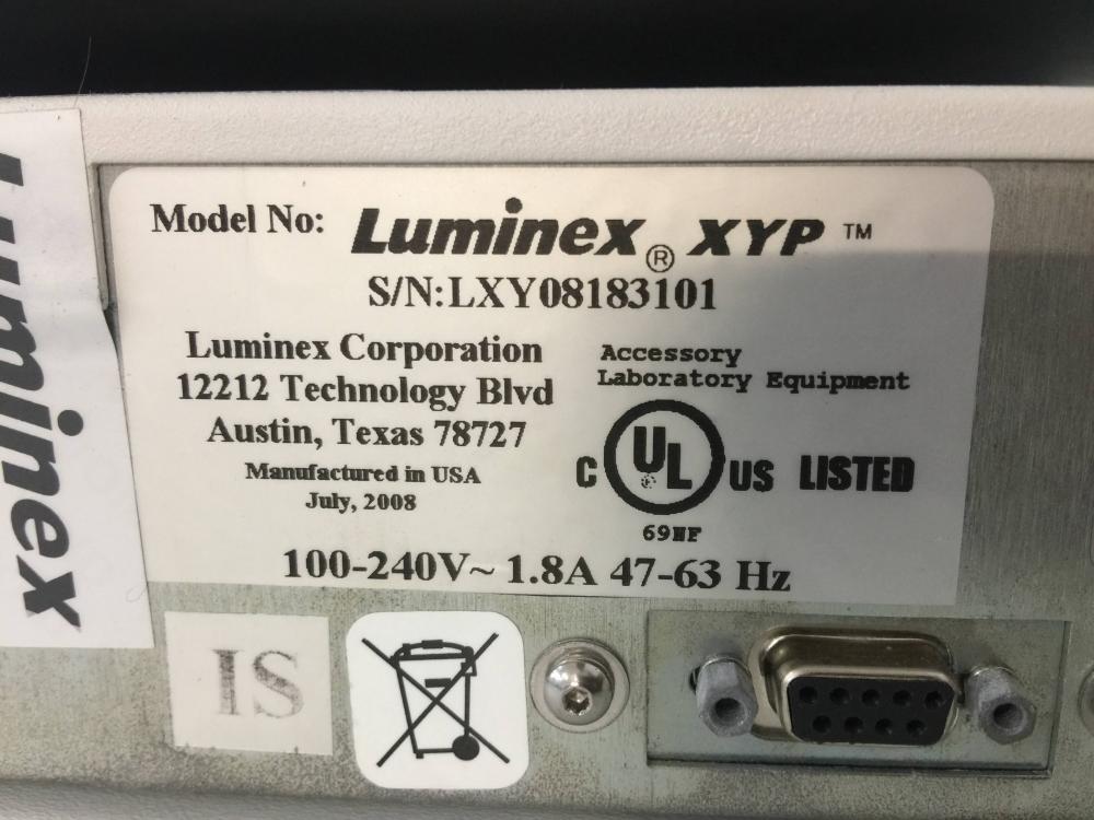 Luminex 200 Flow-Based Reader with Luminex XYP