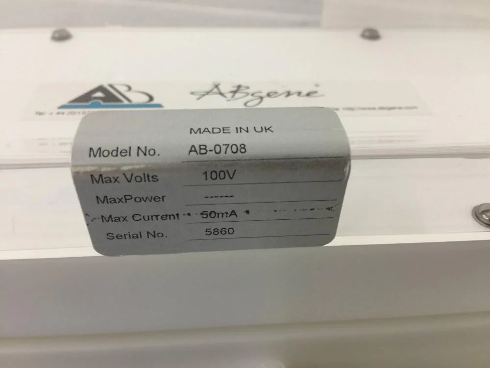 Gel Electrophoresis System with BioRad PowerPac 300, 7 BioRad SubCells and 1 Thermo ABgene Electro-fast Gel Unit.