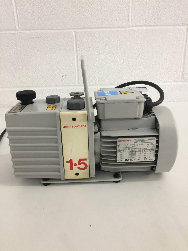 Edwards E2M1.5 Rotary Vane Vacuum Pump Richmond Scientific