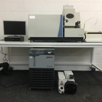 Thermo Fisher Scientific X Series 2 ICP-MS System with Cetac ASX-520 AutoSampler Thermo Neslab ThermoFlex 2500 Recirculating Chiller, SogeVac SV40 BI Rotary Vane Vacuum Pump and HP Computer with Dell Monitor For PlasmaLab Software XSeries II