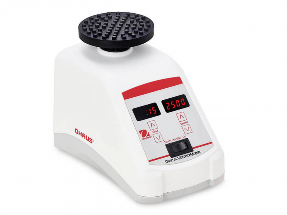 Ohaus Digital mini vortex mixer with flat top