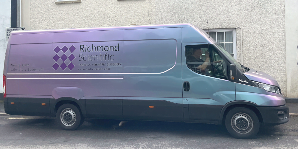 Stuart in the Richmond Scientific van