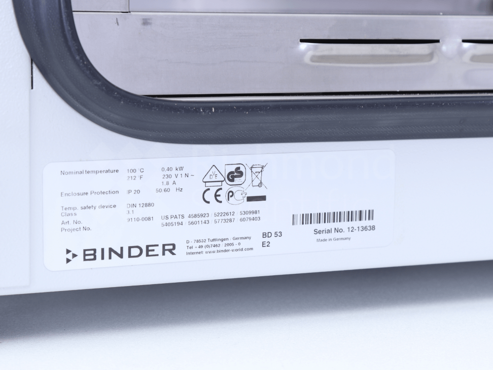 Binder Incubator 5