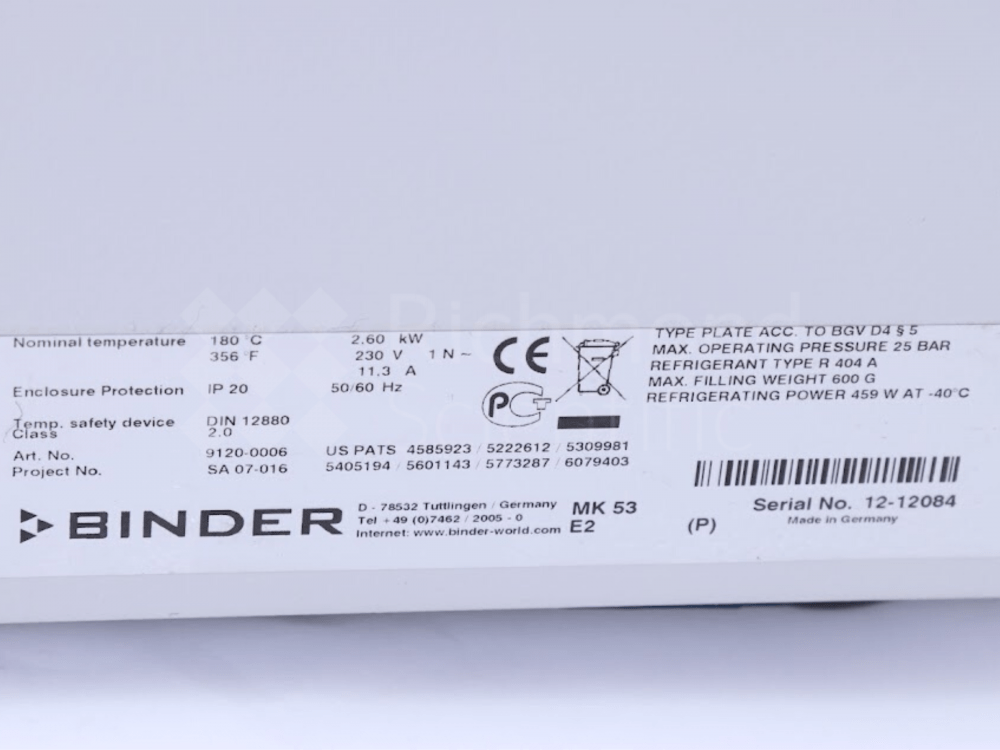 Binder MK53 10