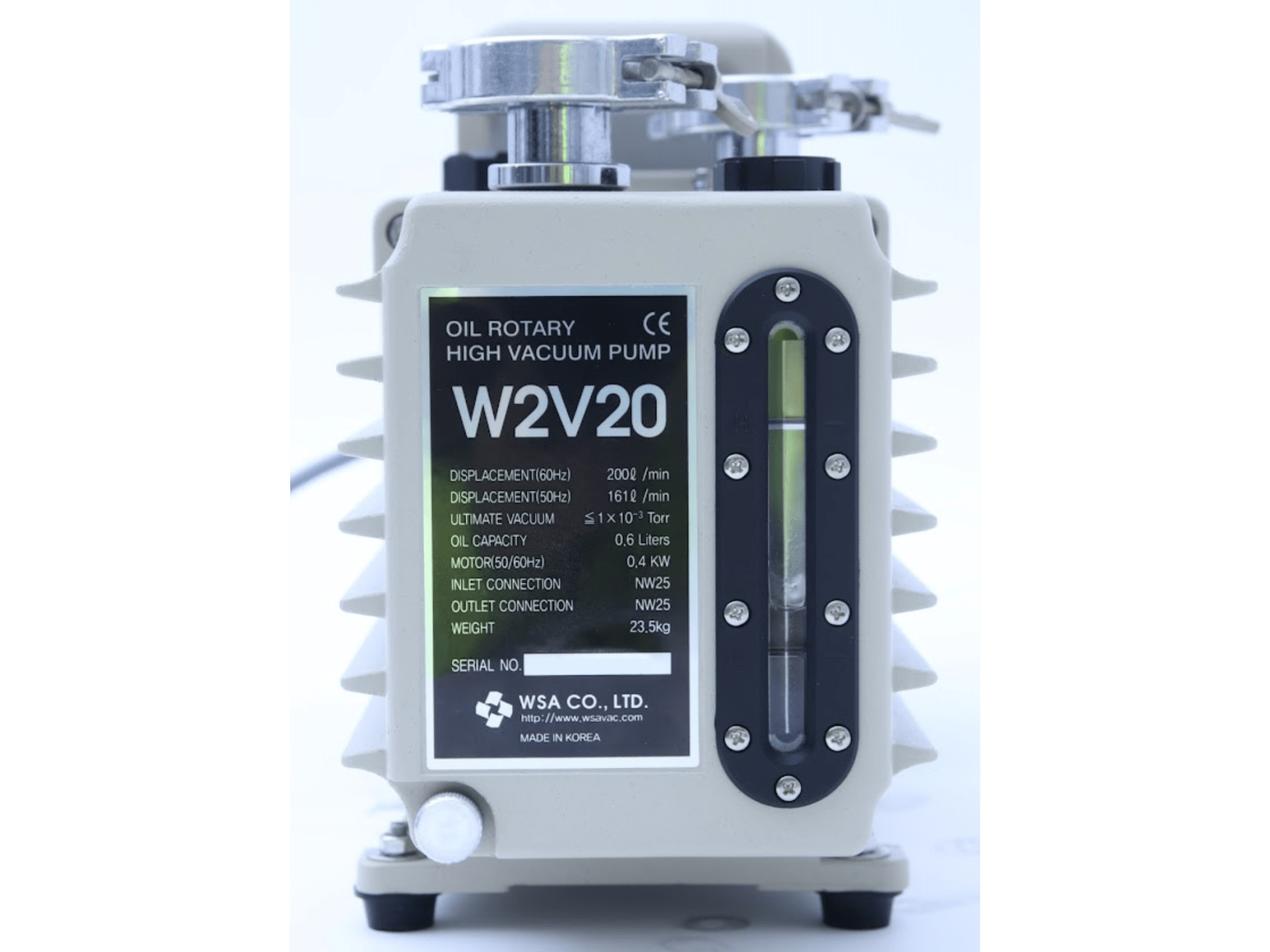 WSA W2V20 Oil Rotary High Vacuum Pump Richmond Scientific