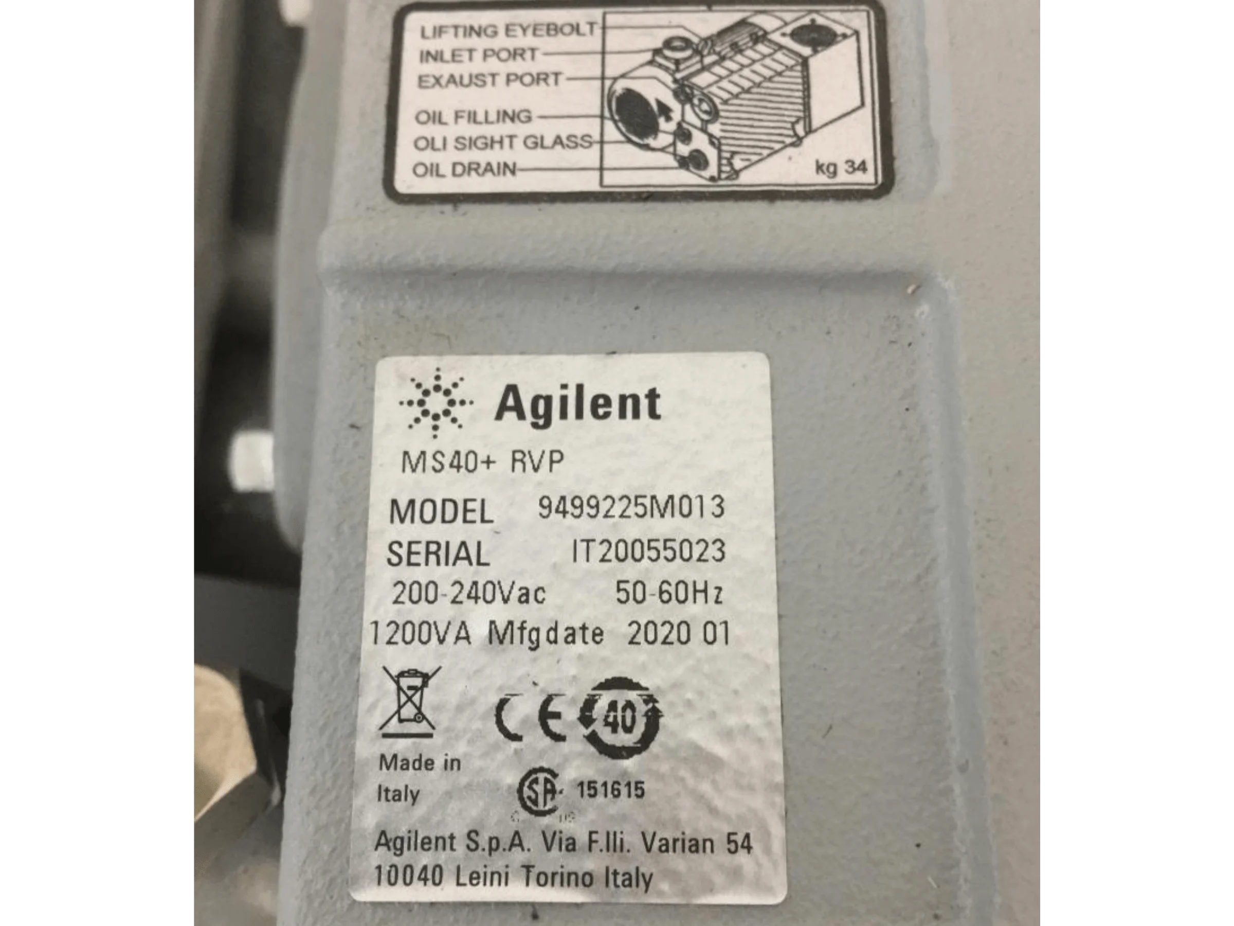 Agilent MS40+ Plus Pump (2)