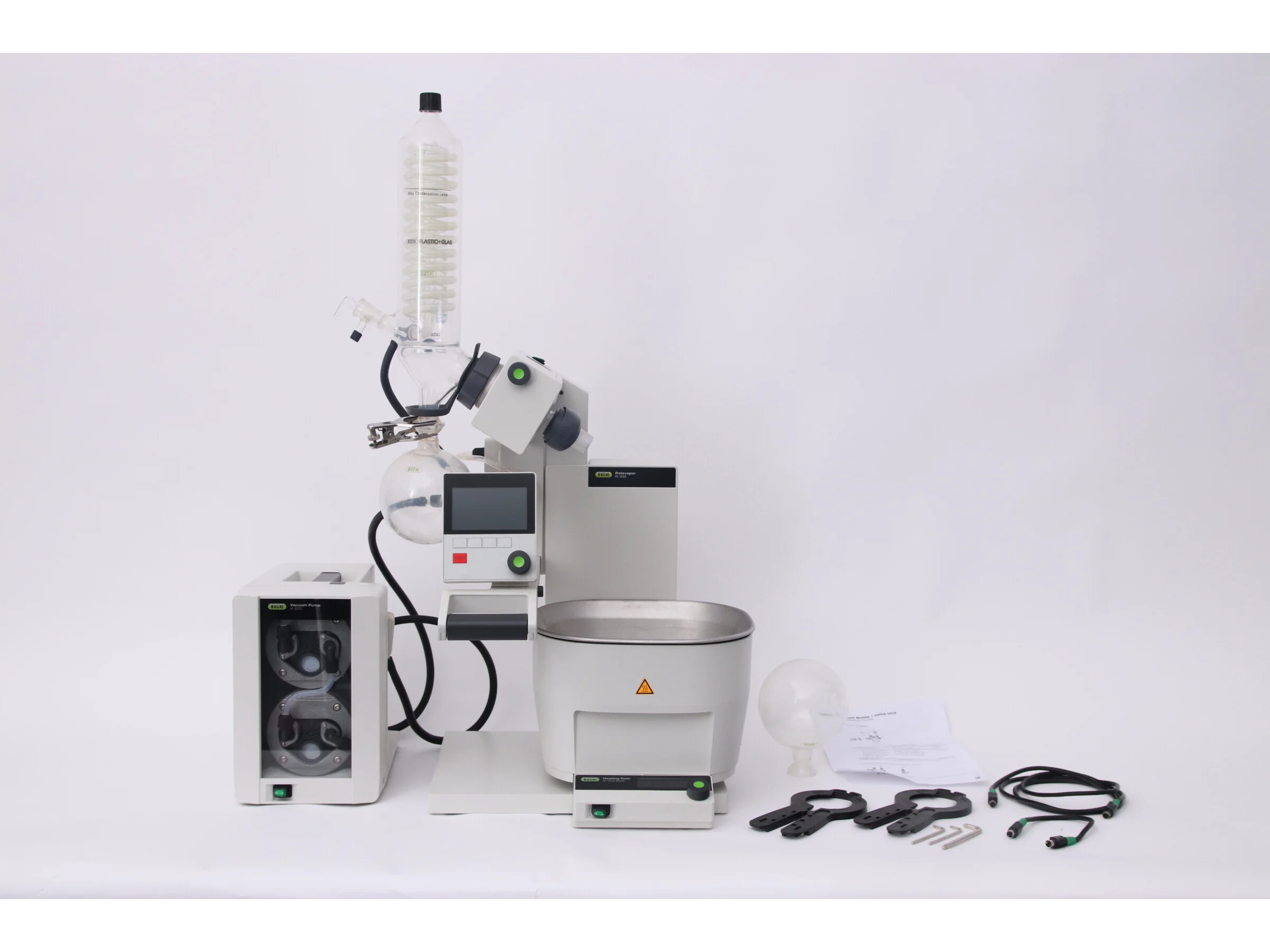 Buchi R300 Rotavapor, B300 Heating Bath, V300 Vacuum Pump