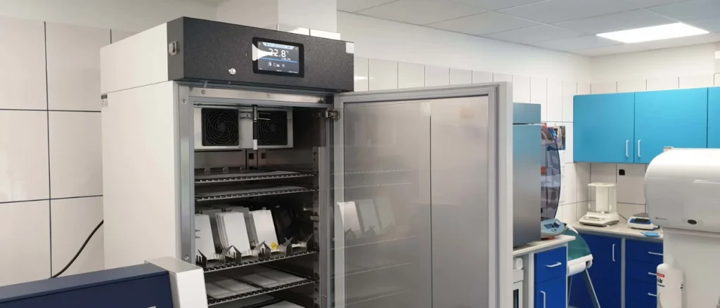 Pol-Eko climate chamber being used for testing paints and coatings