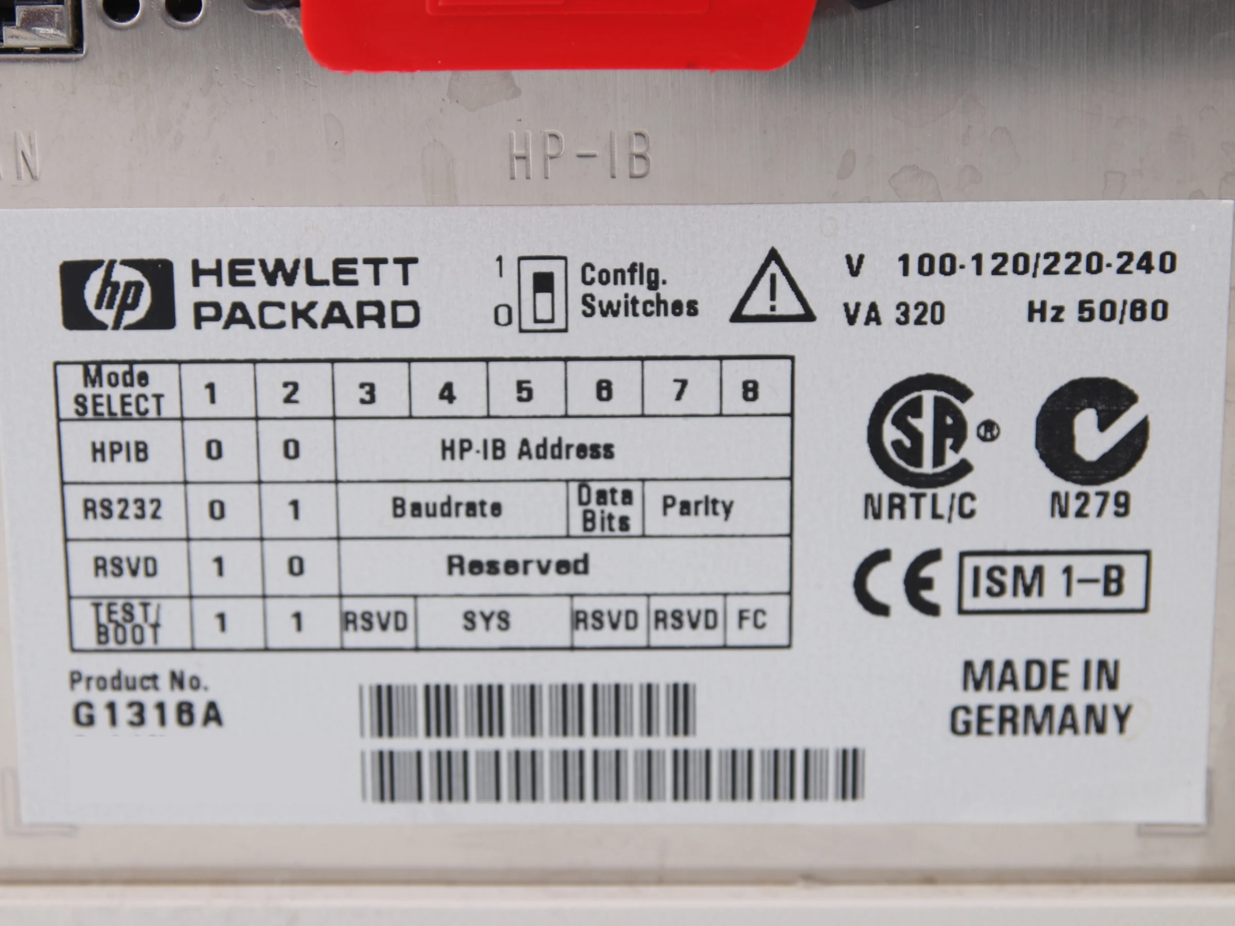 HP Agilent 1100 G1316A ColCom (5)