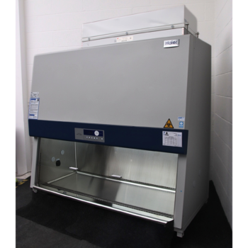 Haier HR1500 Class 2 safety cabinet in a warehouse