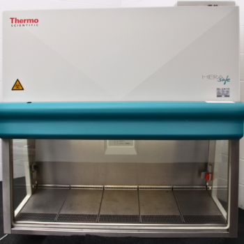 Thermo Scientific KS 15 Herasafe Safety Cabinet with main light switched on