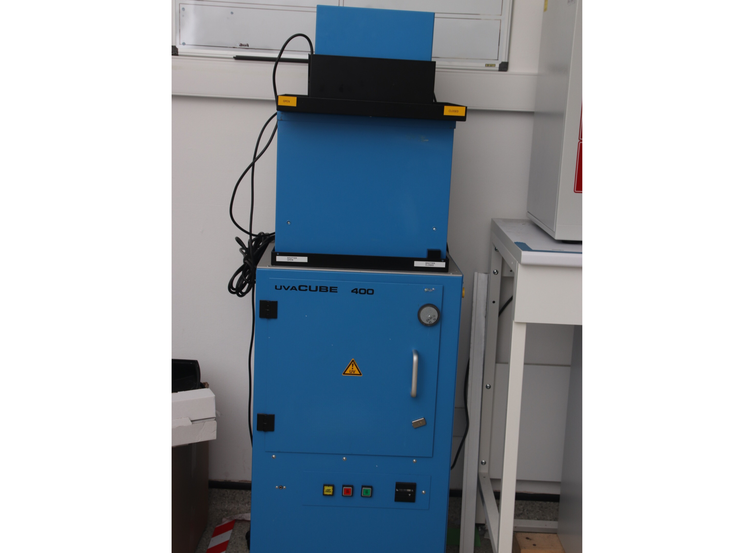 Honle UVACube 400 Curing Cabinet in situ in laboratory