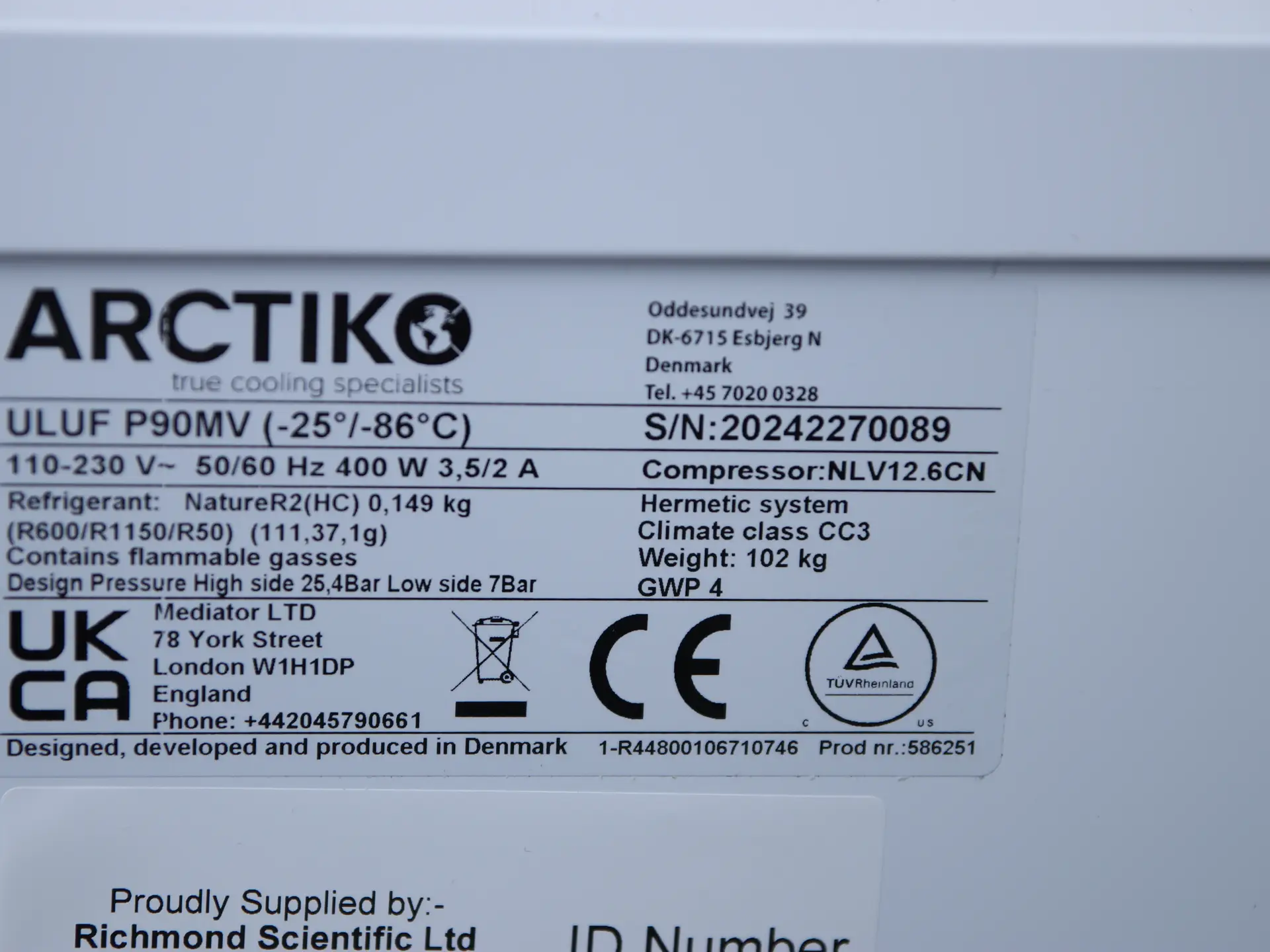 Arctiko ULUF P90MV ULT Freezer (8)