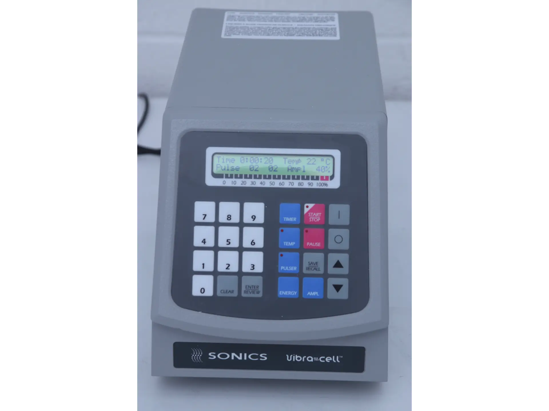 Sonics Vibro Cell VCX 750 Ultrasonic Processor (4)