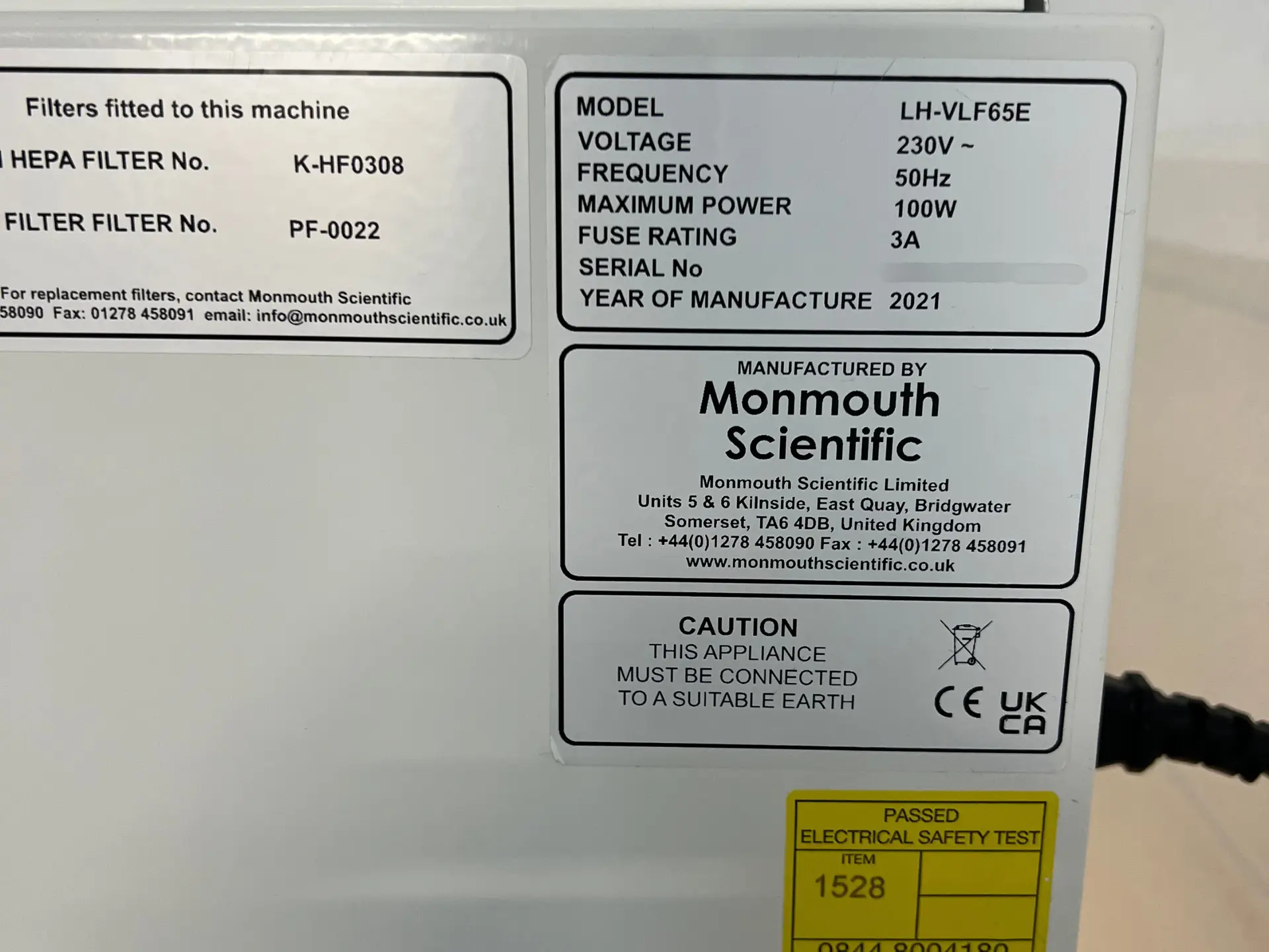 LABHUB VLF65E Vertical Laminar Flow Cabinet - Richmond Scientific