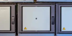 Row of SNOL furnaces