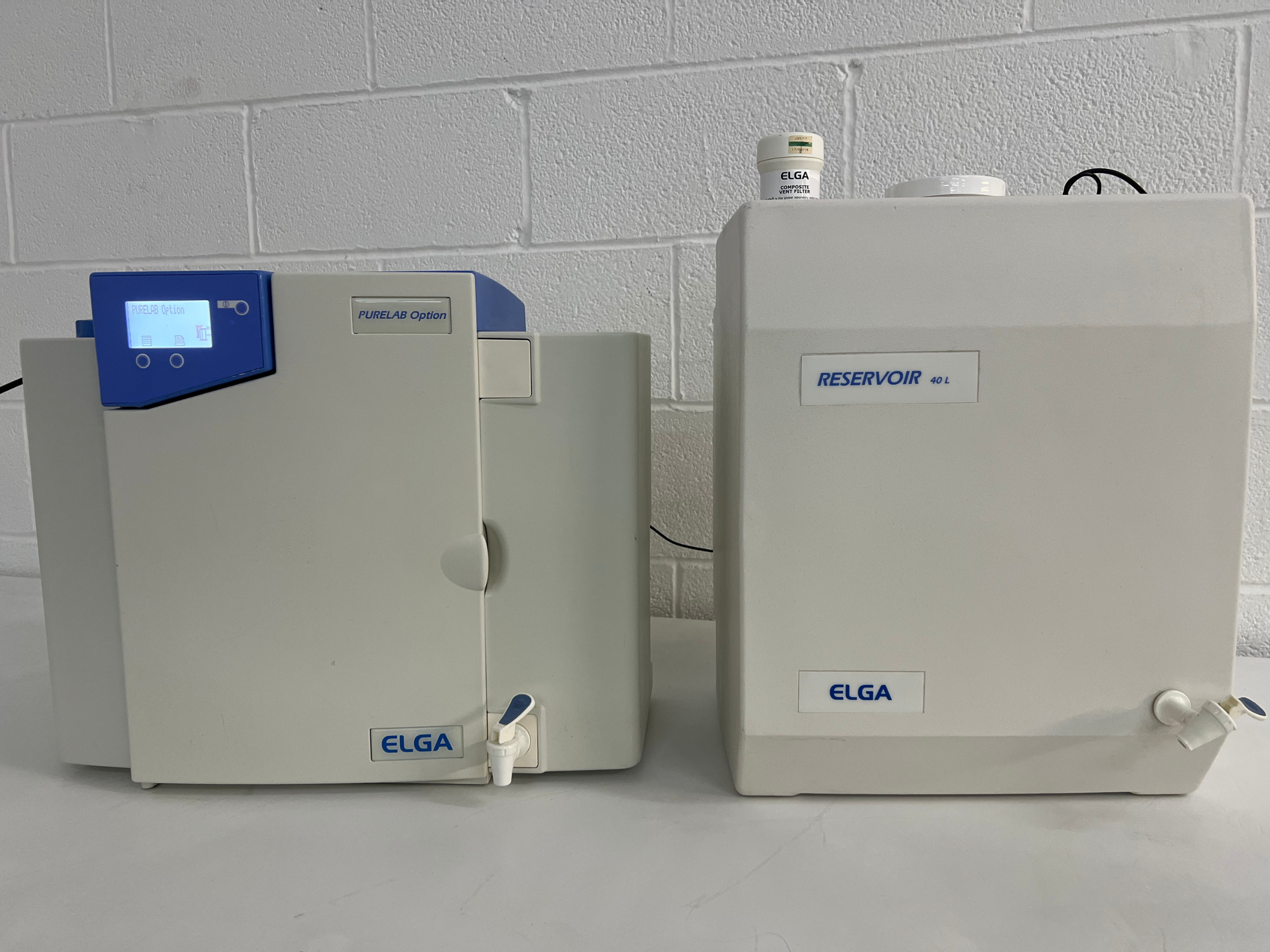 Elga Purelab Reservoir 40L Water Purification System