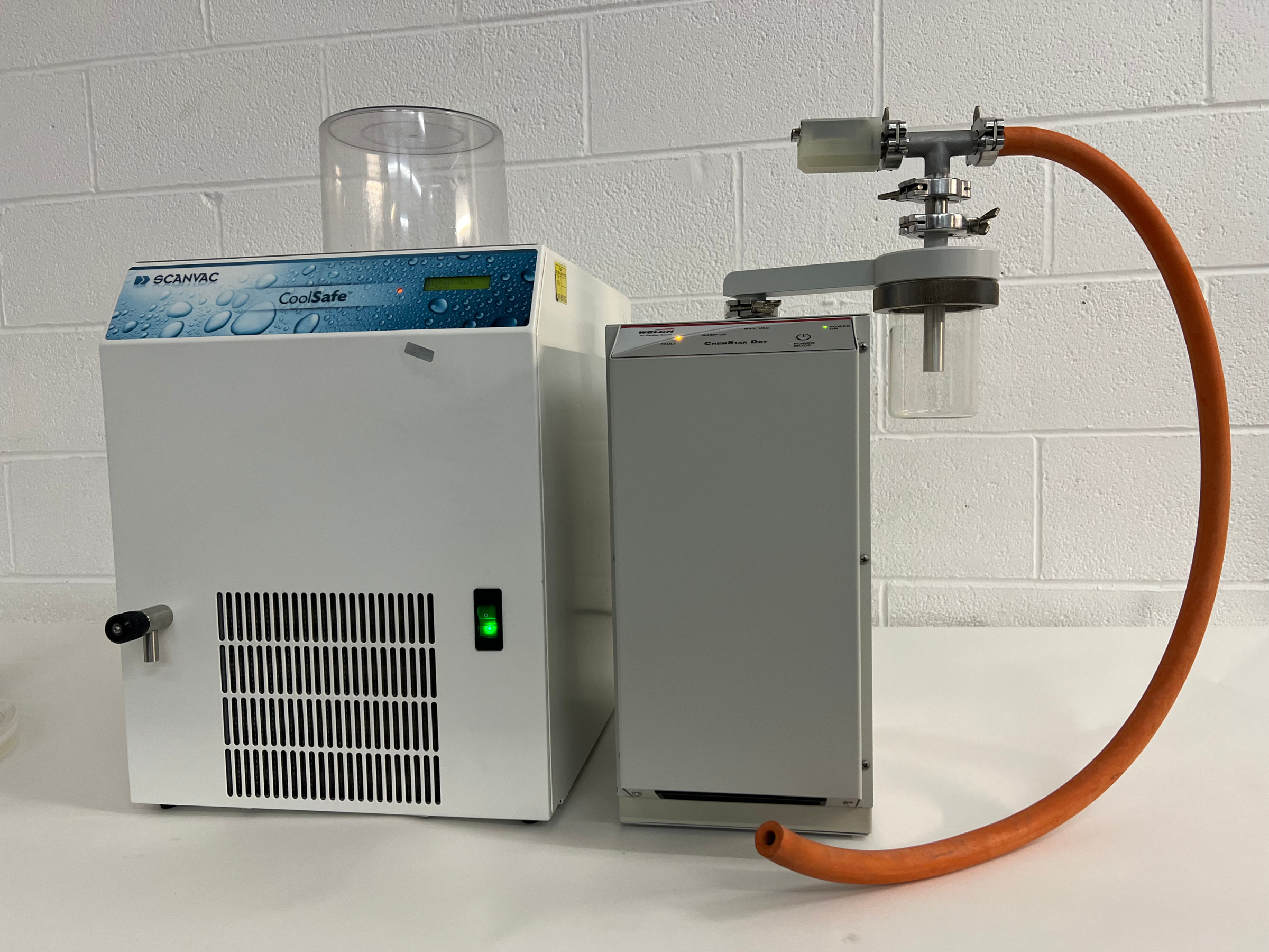 SCANVAC CoolSafe Freeze Dryer & Welch ChemStar Dry Vacuum Pump