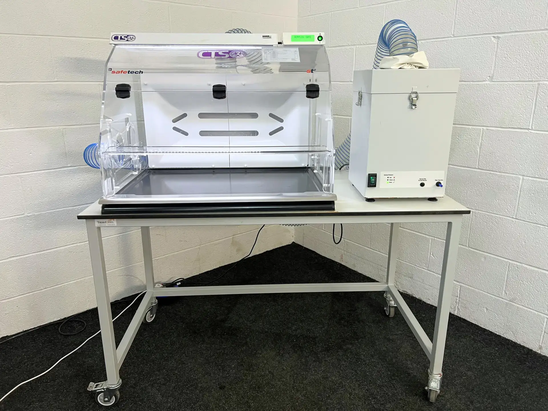 Safetech ST-Alarm-V2 Safety Weighing Cabinet & 300 Series Fan