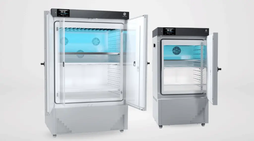 Two Pol-Eko KKS ICH environmental chambers with UVA and visible light