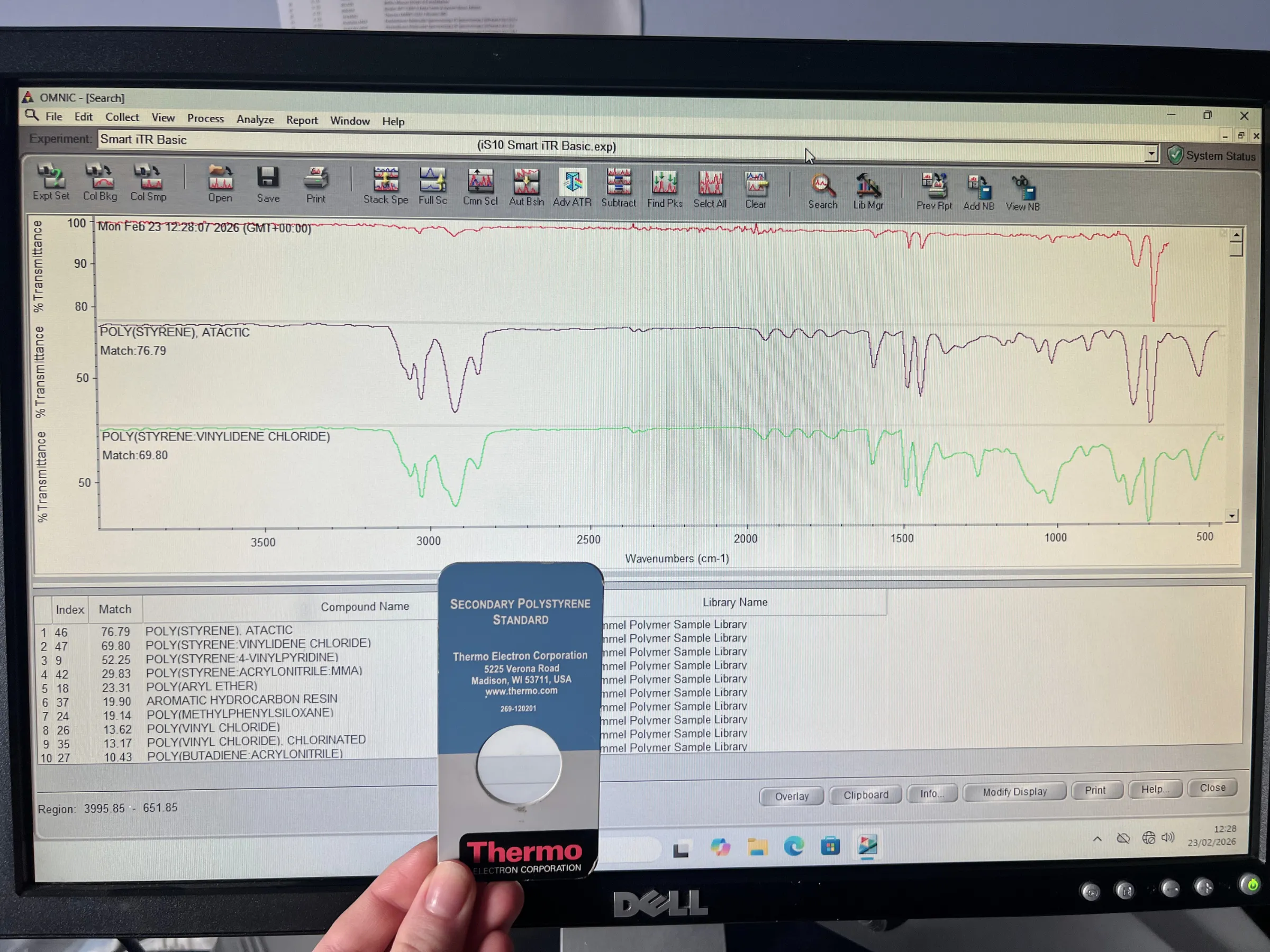 11 Thermo Nicolet IS10 FTIR