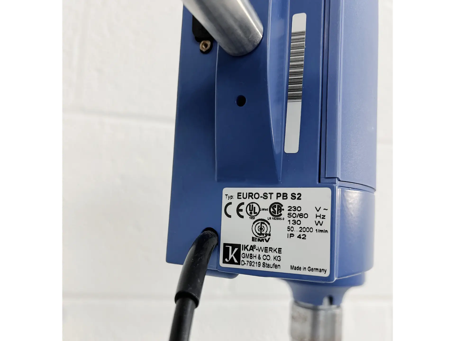 9 IKA Euro-ST-PB S2 Overhead Stirrer
