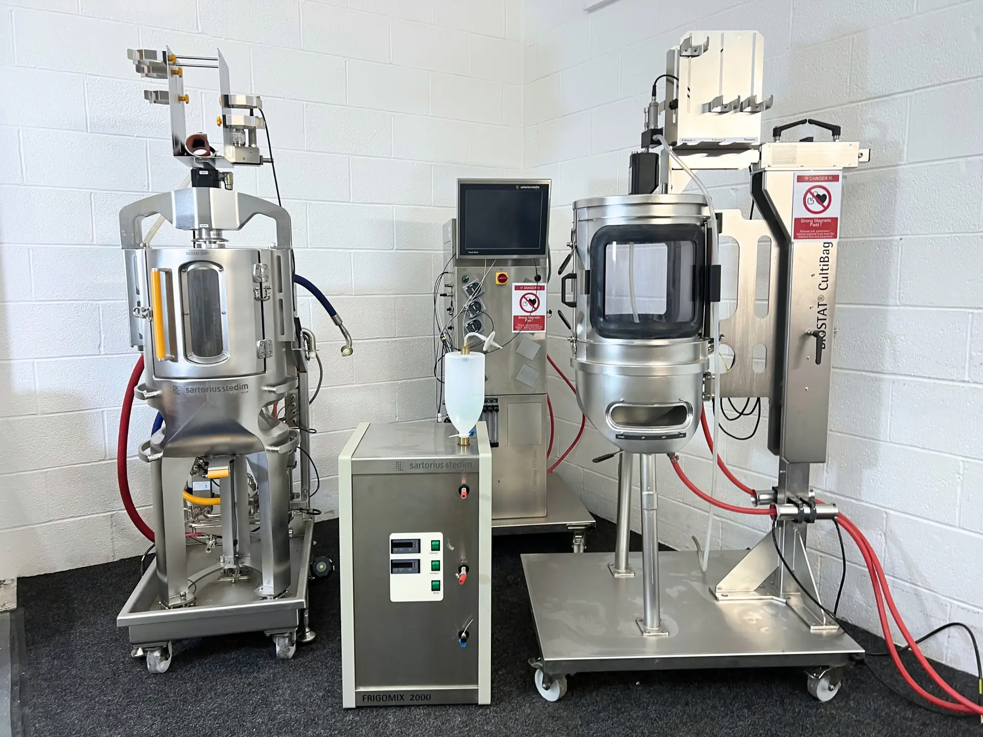 1 (3) Sartorius Stedim Biostat STR2 Bioreactor System