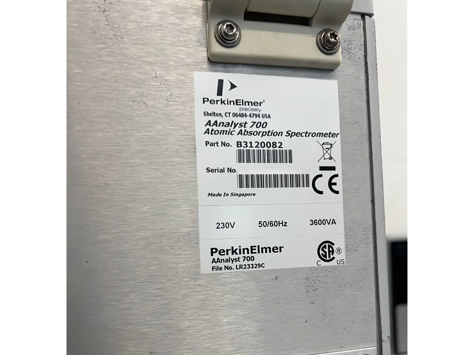 17 Perkin Elmer AAnalyst 700 Spectrometer