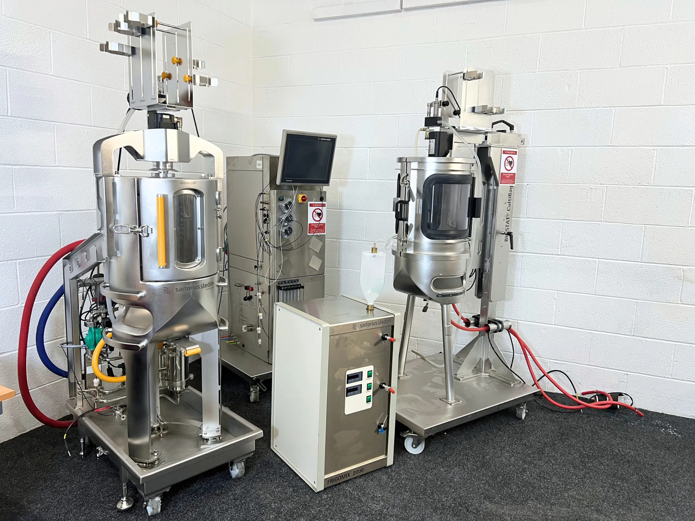 2 (3) Sartorius Stedim Biostat STR2 Bioreactor System