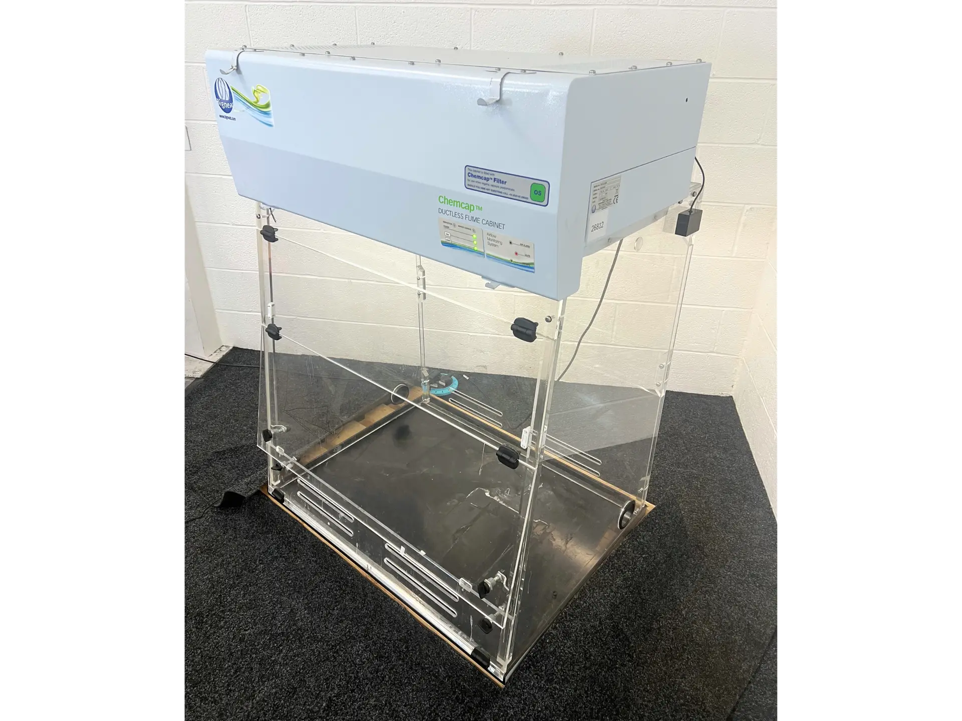 3 Bigneat Chemcap Clearview Ductless Fume Cabinet