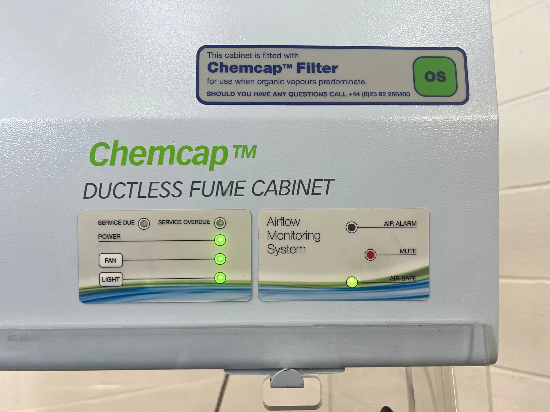 5 Bigneat Chemcap Clearview Ductless Fume Cabinet