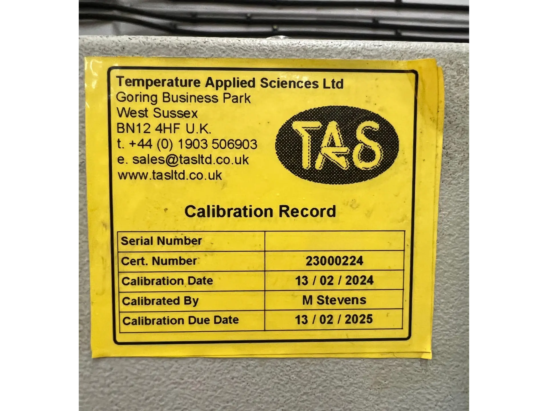 7 TAS MTCL 600 Series 3 Environmental Chamber