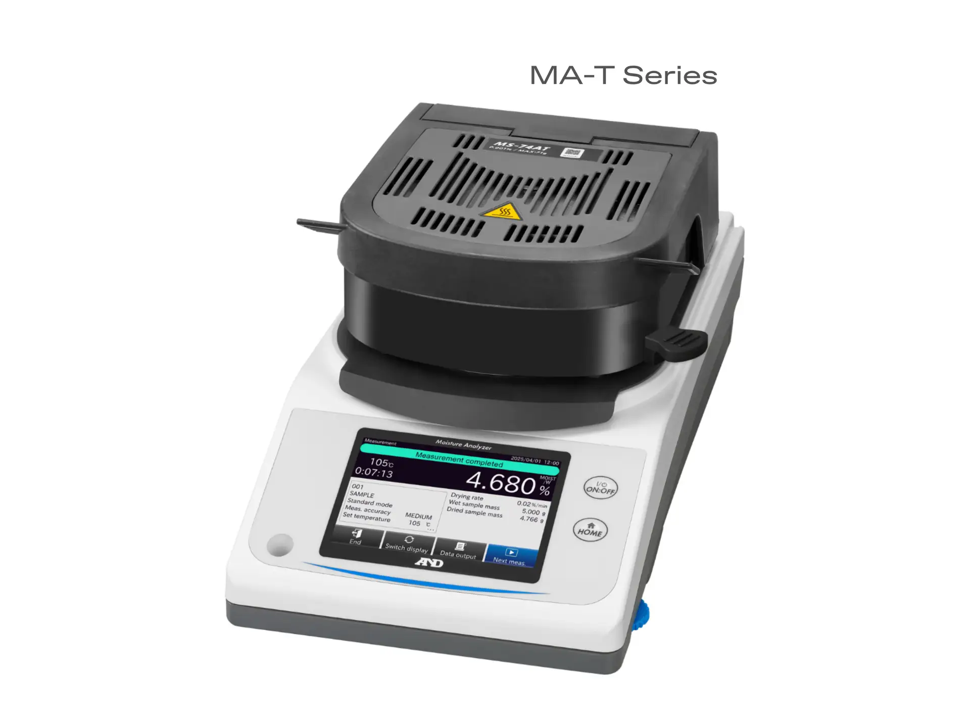1 A&D MA/MA-T Series Moisture Analysers