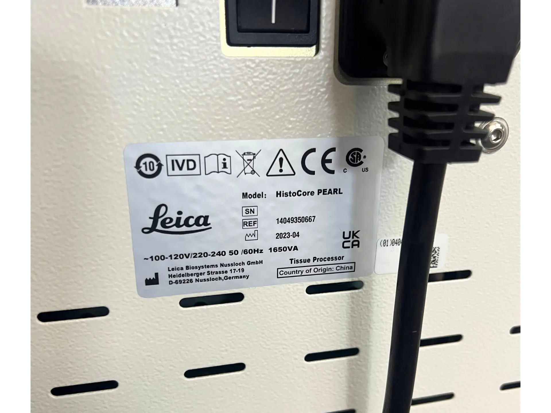 14 Leica HistoCore PEARL Tissue Processor
